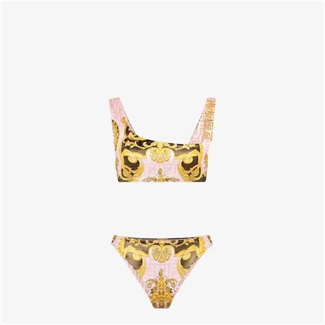 fendi swimsuit 2 piece|fendi high waisted bikini.